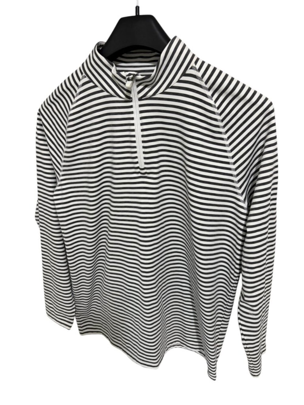 G/FORE 1/4 Zip Pullover Golf Sweater Mens Size XL Striped 1915 Logo - Picture 2 of 7